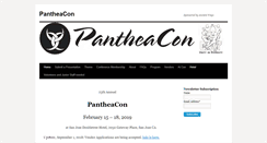 Desktop Screenshot of pantheacon.com